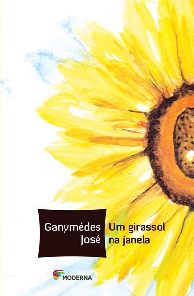 Um girassol na janela