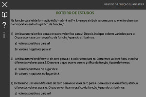 Gráfico da função quadrática